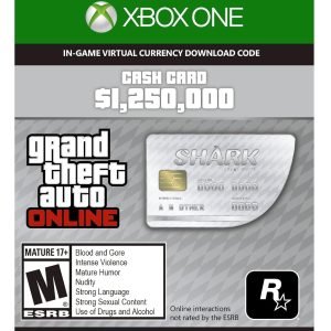 Xbox One GTA Online Great White Shark Cash $19.99 (Email Delivery) Microsoft